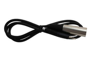 MIKROFONSKI KABEL XLR 3-PINSKI VTIČ - JACK 3,5 MM STEREO VTIČ 1,0 m