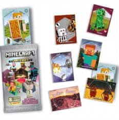Panini Minecraft izzivi Panini Starter Set Album 2 vrečki za kartice