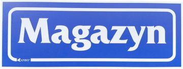 shumee Informacijska tabla skladišča 90x240mm Anro PVC