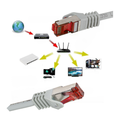shumee RJ45 Cat.6 S/FTP LogiLink PrimeLine patch kabel 5 m siv LSZH Ethernet