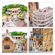 CubicFun Prostorska sestavljanka Cubic FUN 3D City Line Barcelona MC256H 186 kosov