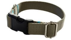 Ovratnica za psa 2 cm z nastavljivo olivno zaponko Ovratnica za psa 2 cm z nastavljivo olivno zaponko XS: 20-28 cm