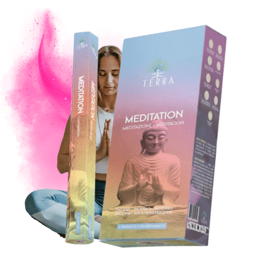 TERRA Kadilne palčke Terra Meditation 20 kosov za meditacijo