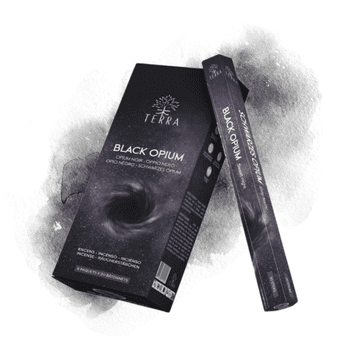 TERRA Kadilne palčke Terra Black Opium 20 kosov.