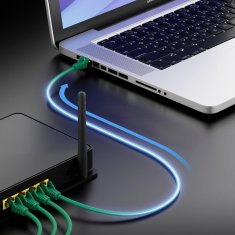 shumee Omrežni kabel RJ45 Cat.6A S/FTP 0,5 m, oklopljen, 10 Gb LSZH 500 MHz