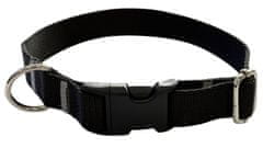 Ovratnica za psa 2 cm z nastavljivo zaponko črne barve Ovratnica za psa 2 cm z nastavljivo zaponko črne barve XS: 20-28 cm