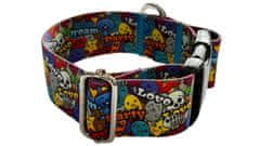 Ovratnica za psa, širine 4 cm, z zaponko Dream, zapenjanje Ovratnica za psa, širine 4 cm, z zaponko Dream, zapenjanje XS: 20-28 cm