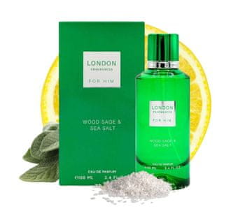 shumee London Fragrances For Him Wood Sage & Sea Salt EDP