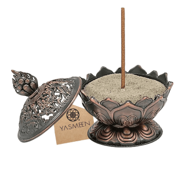 shumee Kovinski zaklepni kadilnik Yasmeen Lotus - baker