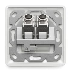 shumee RJ45 Cat.6A STP Logilink 500MHz 10GbE Keystone vtičnica brez orodja 22-26AWG