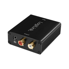 shumee LogiLink digitalno-analogni pretvornik: koaksialni in Toslink na L/R in 3,5 mm vtičnico