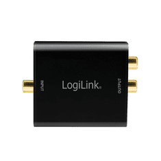 shumee LogiLink digitalno-analogni pretvornik: koaksialni in Toslink na L/R in 3,5 mm vtičnico