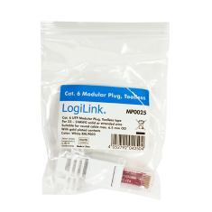shumee Modularni vtič RJ45 kategorije 6, nezaščiten - LogiLink Professional