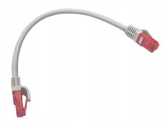 shumee PrimeLine RJ45 Cat.6 U/UTP omrežni patch kabel 0,25 m sive barve Ethernet