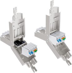 shumee Zaščiten montažni konektor Cat.8.1/Cat.6A, 40 Gbit/s, RJ45 - LogiLink