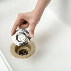 shumee Jekleno cedilo za pomivalna korita, pomivalna korita iz nerjavečega jekla, komplet 2 cedil