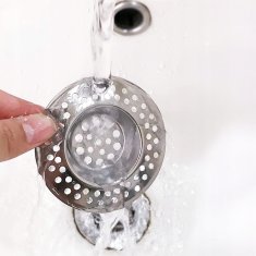 shumee Jekleno cedilo za pomivalna korita, pomivalna korita iz nerjavečega jekla, komplet 2 cedil