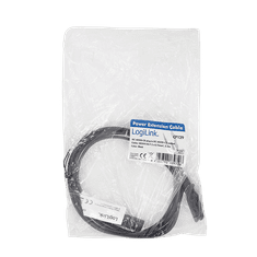 shumee Podaljševalni kabel LogiLink IEC C8 do IEC C7, 2 m, črne barve, univerzalni