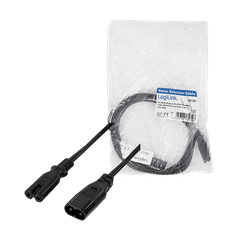 shumee Podaljševalni kabel LogiLink IEC C8 do IEC C7, 2 m, črne barve, univerzalni