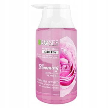 shumee Ženski gel za prhanje 300 ml - rožna voda, Cvetoča vrtnica. Dišeča