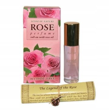 Aroma Roll-on z vonjem vrtnice, 8 ml brez alkohola, za vašo torbo