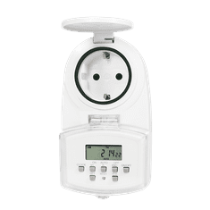 shumee Digitalni zunanji časovnik IP44 LogiLink LCD programator vtičnic 20 programov