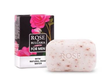 BioFresh Trdo milo za moške z rožno vodo 100 g čistilno, osvežilno