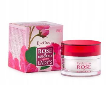 BioFresh Krema za oči Rose of Bulgaria 25 ml - rožno olje, vitamin E, jojoba