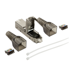 shumee Zaščiten kabelski konektor LogiLink Cat.6A 22-26AWG, namestitev brez orodja
