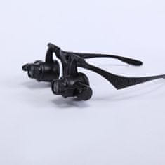AG480B Povečevalna očala 25x z LED
