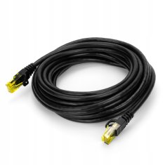 shumee Patchcord U/UTP 6 Montis RJ45 / RJ45 omrežni kabel 15 m črne barve internet