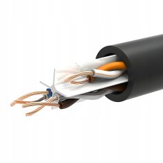 shumee Patchcord U/UTP 6 Montis RJ45 / RJ45 omrežni kabel 15 m črne barve internet