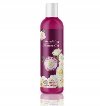 100% Gel za prhanje z belo vrtnico in divjo vrtnico 300 ml - vlažilni, nežni