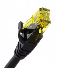 shumee Patchcord U/UTP 6 Montis RJ45 / RJ45 omrežni kabel 15 m črne barve internet
