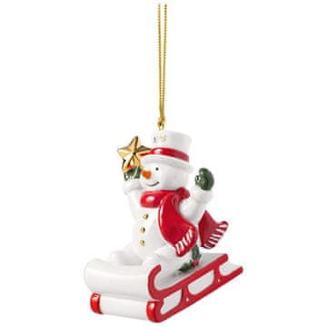 Villeroy & Boch Villeroy & Boch Christmas Classics obešalnik za božično drevo snežak