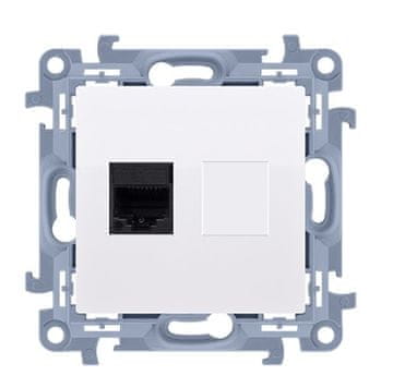 shumee S10 CASFRJ455.01/11 antenska vtičnica F+RJ45 CAT.5E