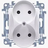 shumee Dvojna vtičnica S10 CG2M.01/11