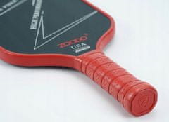shumee Loparji za pickleball zoodo P3 T700 iz karbonskih vlaken, rdeči + 4 žogice usapa