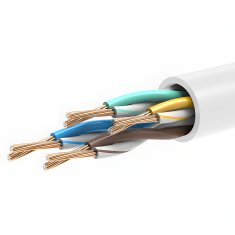 shumee Pačrvni kabel Montis U/UTP 5e RJ45 / RJ45 40 m bel