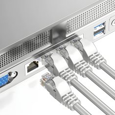 shumee Pačrvni kabel Montis U/UTP 5e RJ45 / RJ45 40 m bel