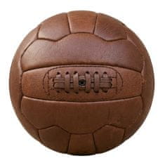 FC Barcelona Nogometna žoga FC Barcelona Camp Nou Retro, uradna licencirana, iz pravega usnja, BB1048, rjava