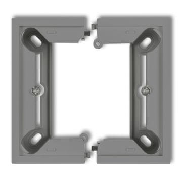 shumee Karlik deco / mini mat siva Enojna nadometna doza, zložljiva deco, mini 27DPU-1
