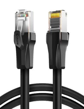 shumee Omrežni kabel Cat7 LAN 10 Gb/s 600 MHz LSZH pozlačen. Rj45 0,5 m