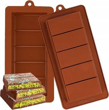 shumee Silikonski model za čokolado, 2 kosa praline bonbonov, brez BPA
