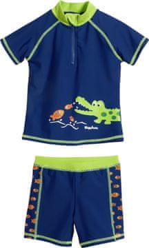 Playshoes Komplet majice in kratkih hlač z UV zaščito - Playshoes - Crocodile 86-92