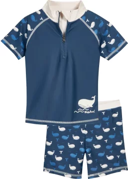 Playshoes Komplet UV majice in kratkih hlač - Playshoes - Whale 110-116
