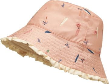 Playshoes Dekliška kapa Playshoes UPF 50+ - dvostranska, breskev (palme, deske za surfanje) 51