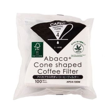 Abaca + PLUS filter bela skodelica4 100 kosov APC4-100W