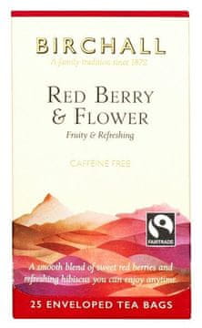 Čajna vrečka Rdeče jagode in cvetje - 25