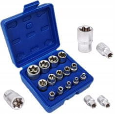 shumee Nasadni ključi, notranji torx nastavki, E4 - E24
